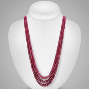 Ruby Royale Beaded Necklace